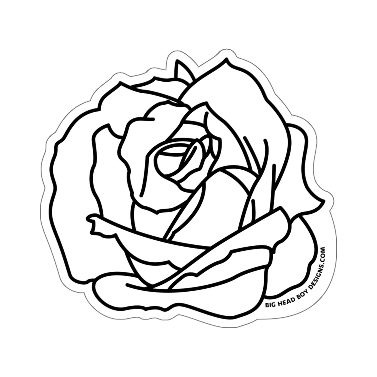 Big Rose Sticker